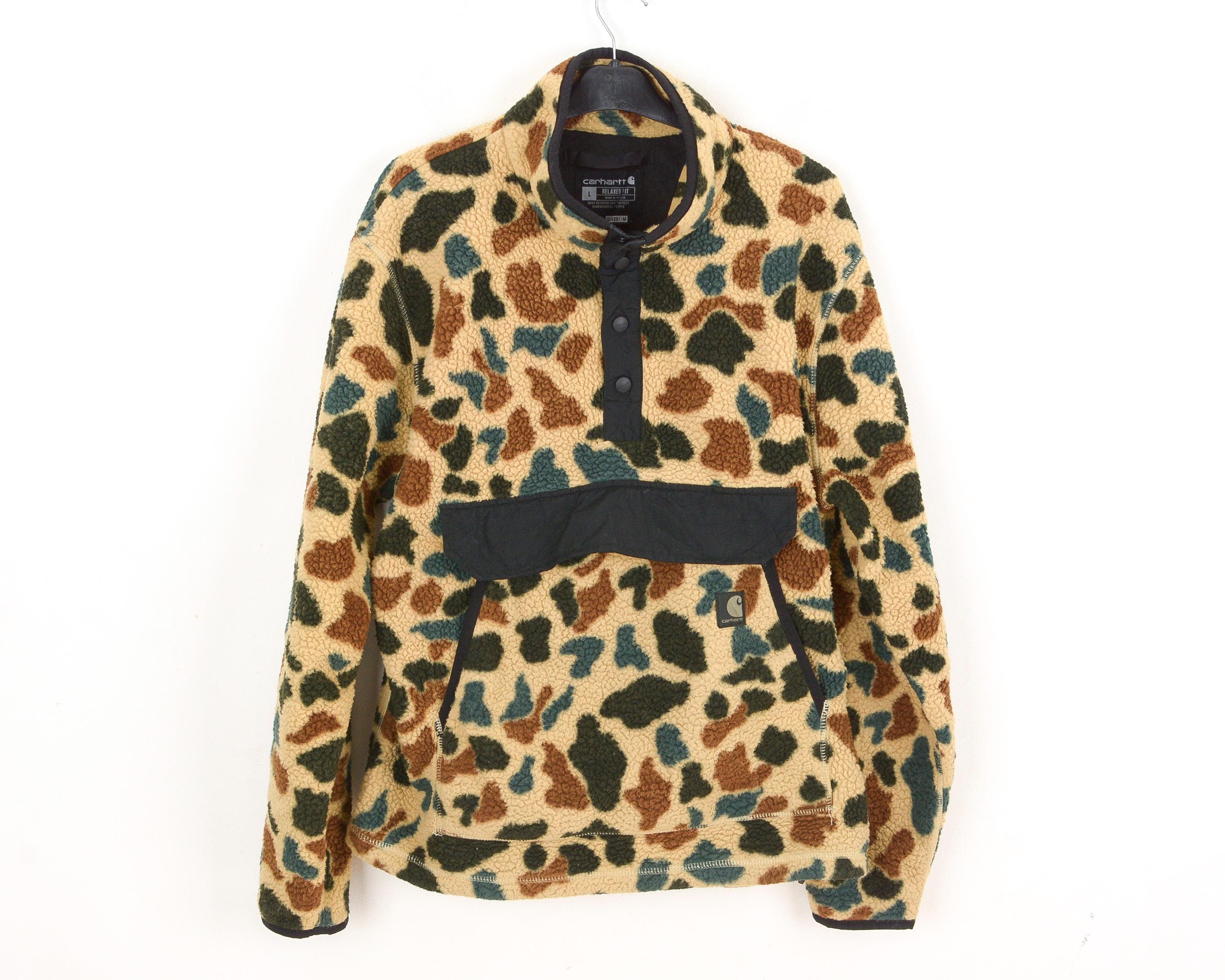 CARHARTT WIP Sherpa Polar Fleece, Vintage L Relaxed Men's Active