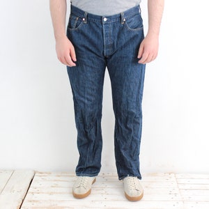 Vintage LEVI STRAUSS 501 Männer W40 L32 Regular Fit Jeans mit geradem Bein Jeans, Denim Hose Hose Blauer Knopf lässig Alltag Retro Streetwear 3a