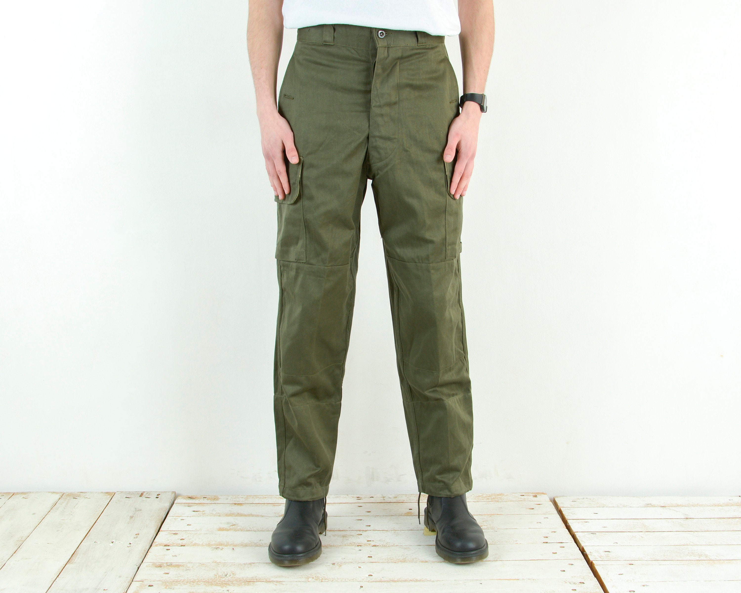 パンツ LOEFF Flannel military pants LOEFF Flannel military pants