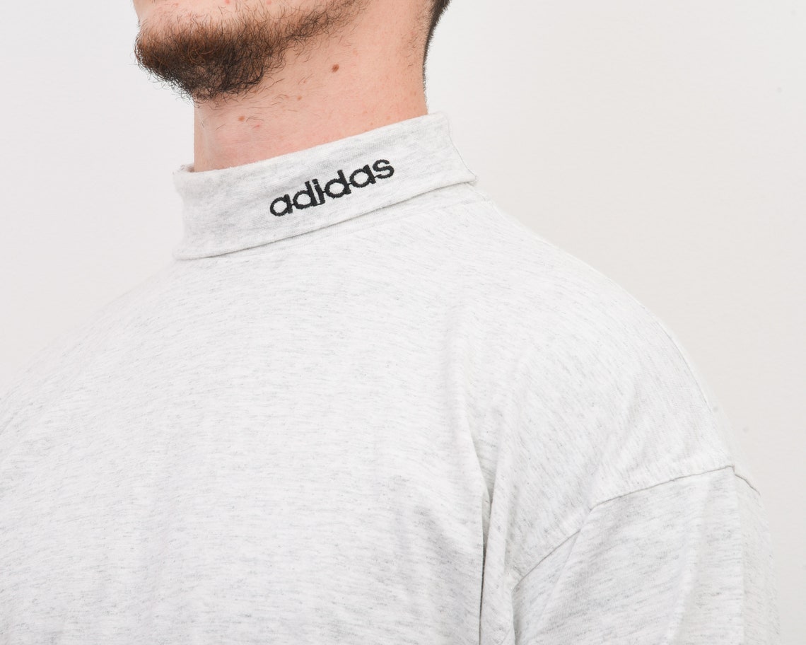 ADIDAS Vintage 90's F192 Men's D8 L Turtle Neck Shirt | Etsy