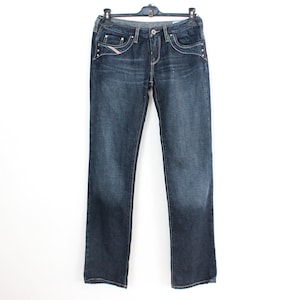 Diesel kycut women w29 l34 slim fit straight jeans denim pants trousers low rise Italian made in Italy Designer Low Fashion, quality