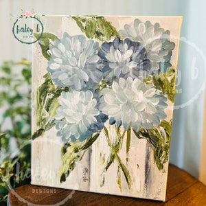 Hydrangea Art Print, Blue Hydrangeas, Hydrangea Painting, Floral Art Print, Floral Painting, Giclee Print, Floral Arrangement, Flower Art