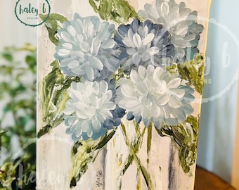 Hydrangea Art Print, Blue Hydrangeas, Hydrangea Painting, Floral Art Print, Floral Painting, Giclee Print, Floral Arrangement, Flower Art