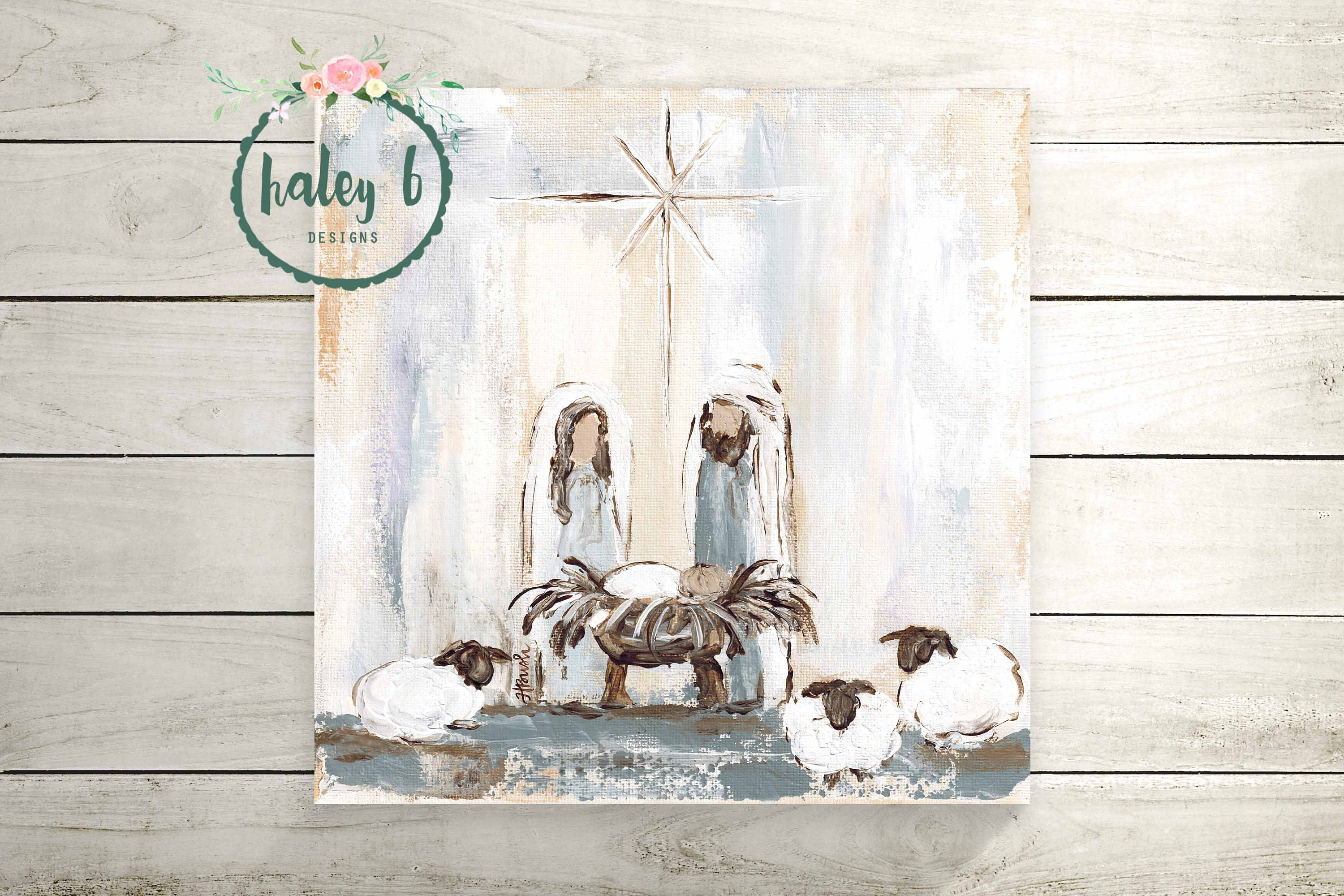 Christmas Manger Scene Painting Il Fullxfull.4391807677 63rt