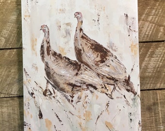 Turkey Print Wild Art Fine Hunters Painting Wildlife