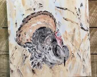 Turkey Print Wild Art Fine Wildlife Painting Hunters Gift