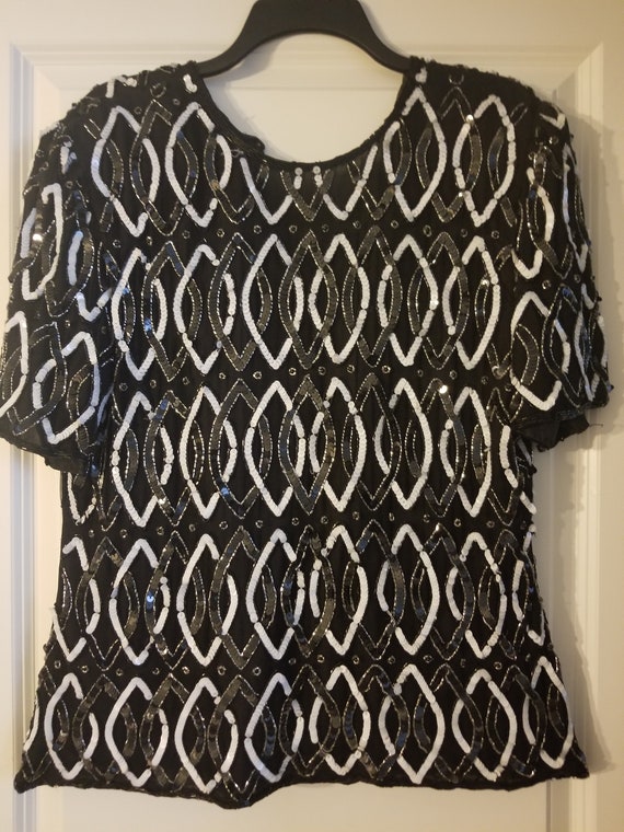 Vintage Sequins Top