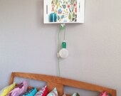 SALES-40% - light wall shelf, model Bright Flowers
