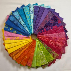 NEW! Bright Batiks Fat Quarter Bundle (33)
