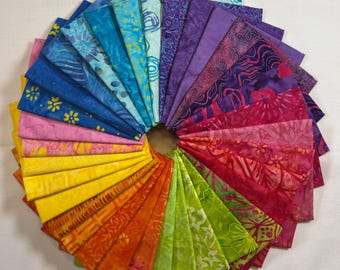 NEW! Bright Batiks Fat Quarter Bundle (33)