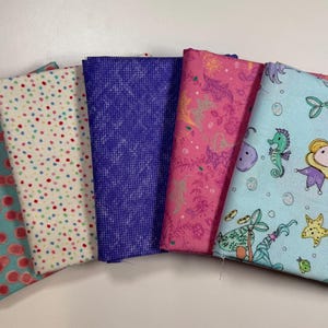 Sweet Little Mermaid Fat Quarter Bundle (5)