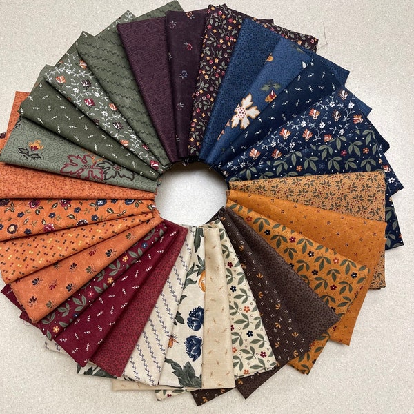 HOT ITEM-A Whole Lot of Kansas Troubles for Moda Fat Quarter Bundle (28)