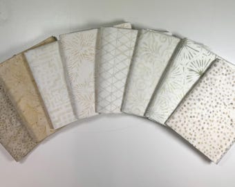 Neutral Batik Fat Quarter Bundle (8)
