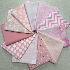 Soft Pinks Fat Quarter Bundle (11)