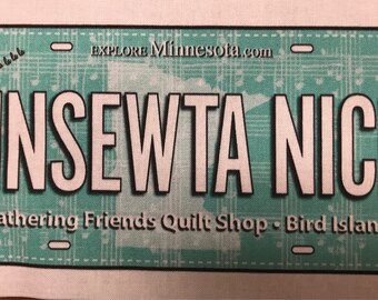 Collectors Plate! 2018 Row by Row License Plate - exclusive to Gathering Friends