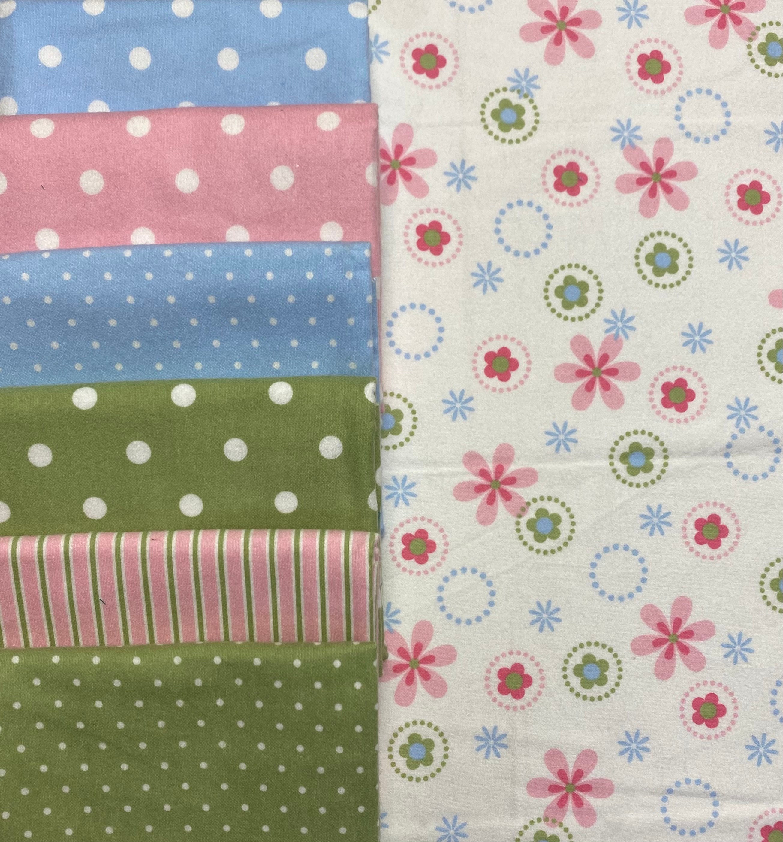 Baby Flannel Fat Quarter Bundle 7 Etsy