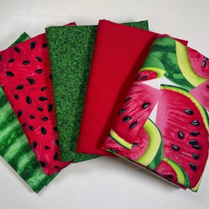 Watermelon Fat quarter Bundle (5)