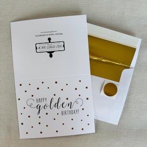 Happy Golden Birthday | Hand Painted