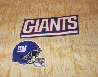 Appliques - NFL - New York Giants - Sew on or No Sew