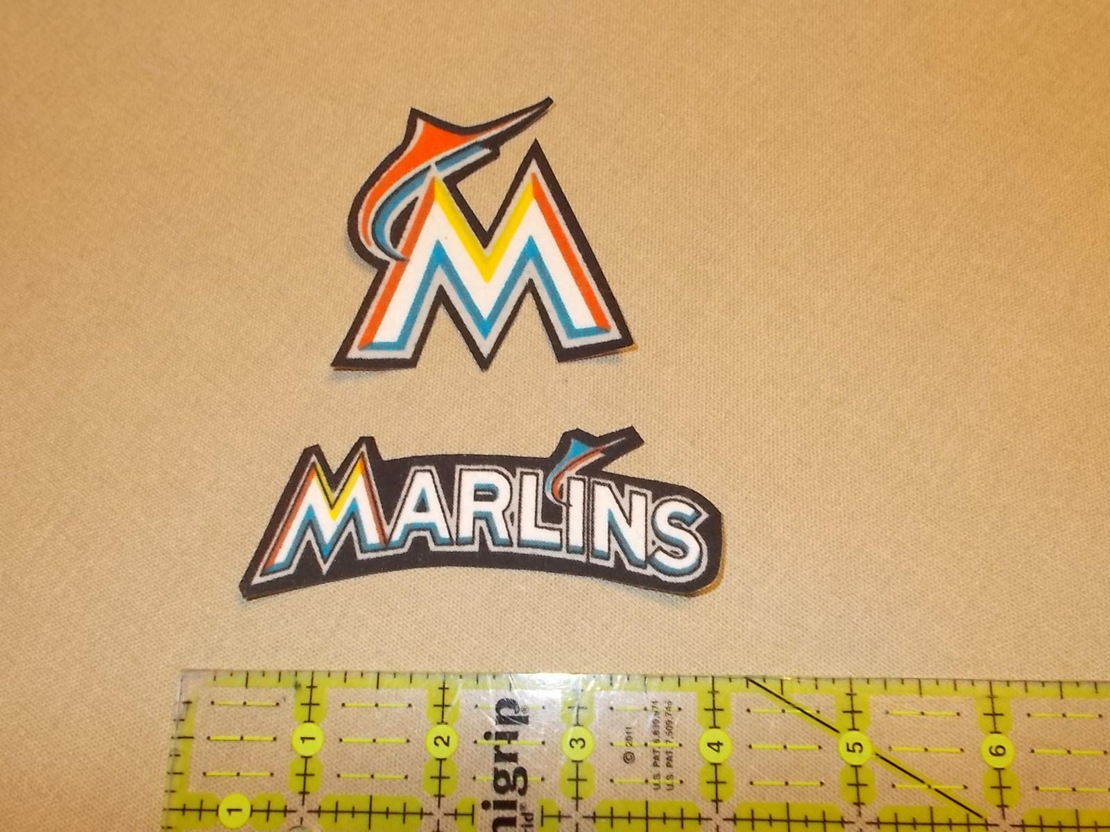 Miami Marlins City Connect Patch Iron On Baseball Jersey Patch