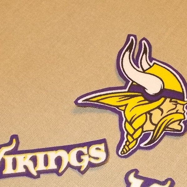 NFL - Minnesota Vikings Sew on or No Sew Appliques