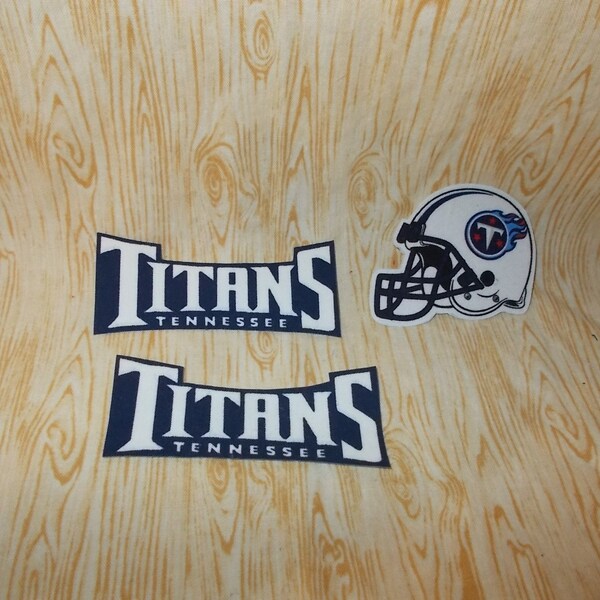 NFL - Tennessee Titans Sew on or No Sew Appliques