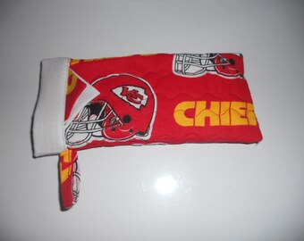 Kansas City Chiefs -  Reading Glasses Case - Quilted Fully Lined