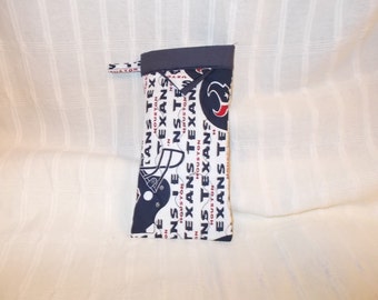 Houston Texans Reading Glasses Case - Quilted Fully Lined -
