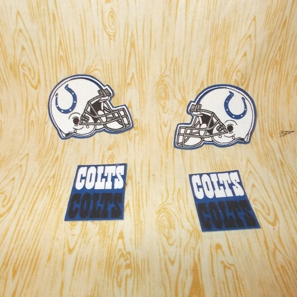 NFL - Appliqués à coudre ou sans couture des Indianapolis Colts
