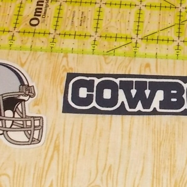 NFL - Dallas Cowboys Sew on or No Sew Appliques