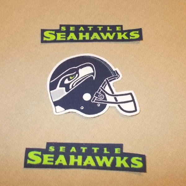 NFL - Seattle Seahawks Sew on or No Sew Appliques