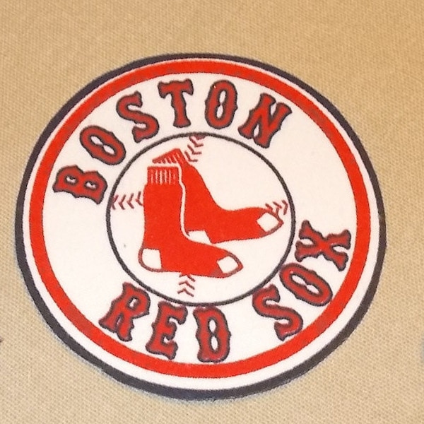 Appliques - MLB - Red Sox de Boston - à coudre ou sans couture