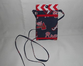Atlanta Braves Phone Case - Quilted Fully Lined