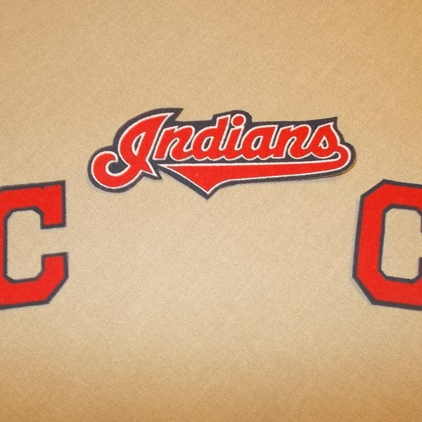 Appliques - MLB - Cleveland Indians - Sew on or No Sew