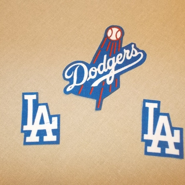 Appliques - MLB - LA Dodgers - Sew on or No Sew
