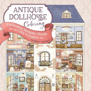 Antique Dollhouse Coloring