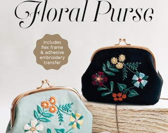 ZW4754 Vintage Floral Purse Kit
