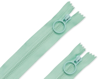 ZW6745 20" Mint Hoop Pull Zipper (2 pk)