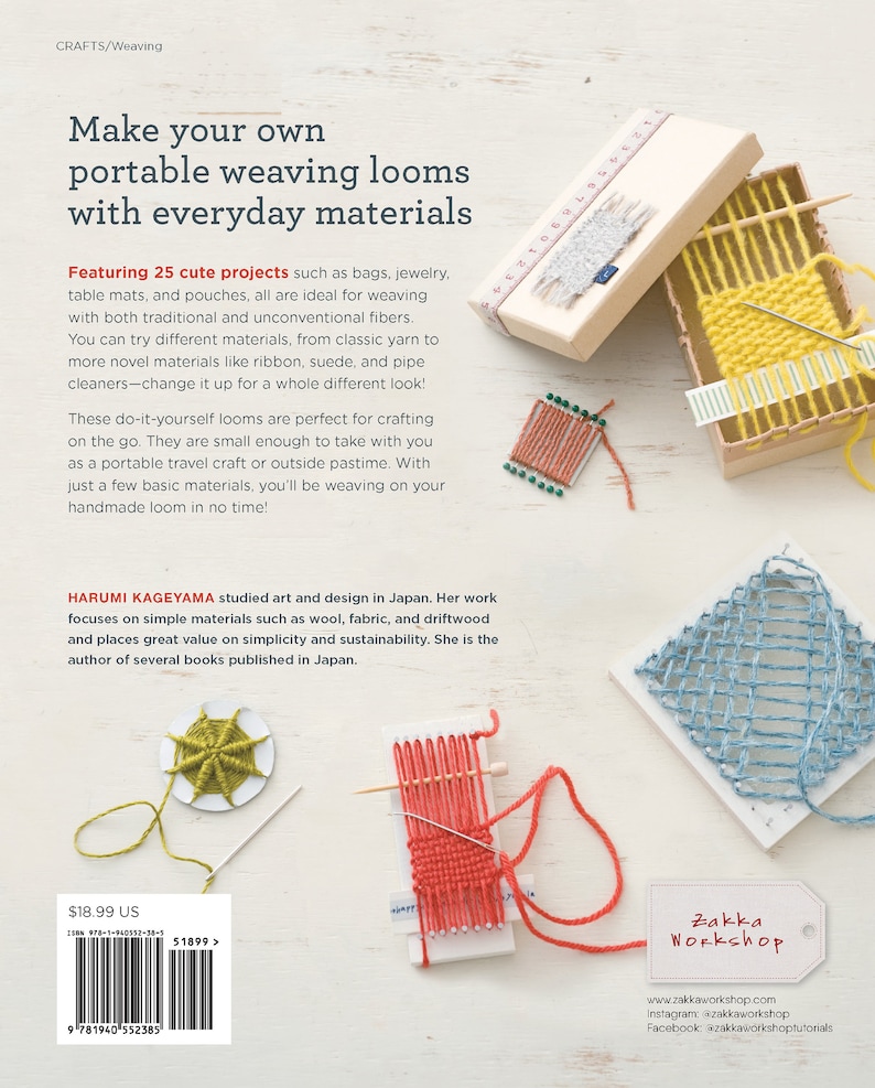 Weaving With Little Handmade Looms Etsy Canada