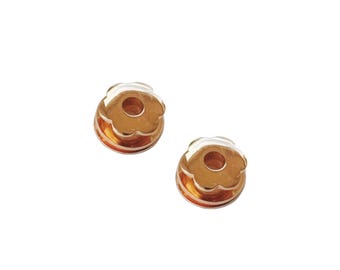 ZW6806 | Flower Magnetic Snap 3/4" Rose Gold (2 pk)
