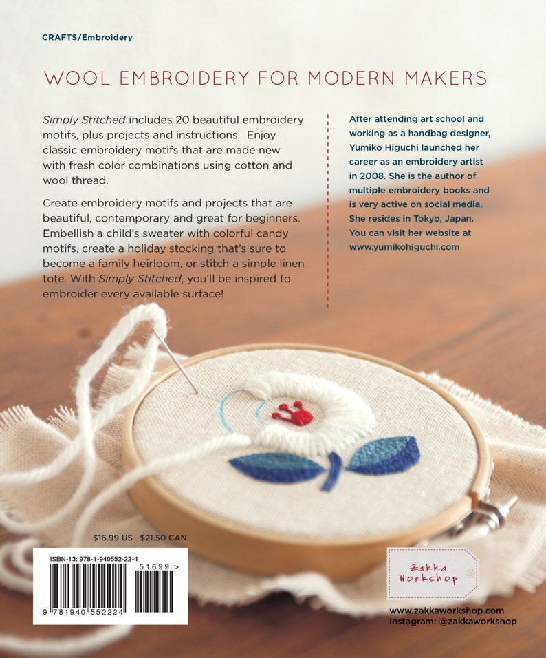 Simply Stitched: Beautiful Embroidery Motifs and Projects with Wool and Cotton image 5