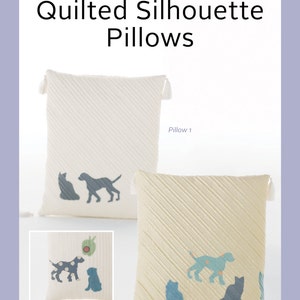 Yoshiko Jinzenji's Quilted Silhouette Pillows Pattern