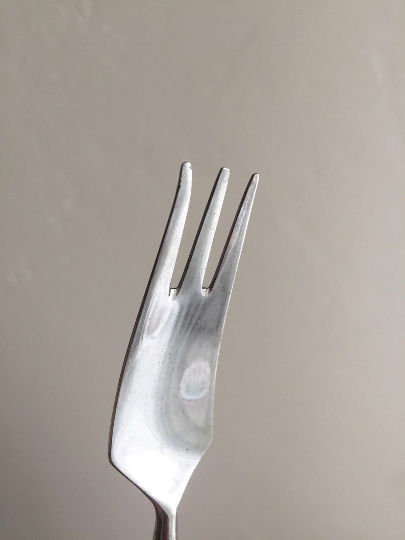 Erik Herlow Obelisk Flatware Scandinavian Modern Three Piece Set Danish Cutlery