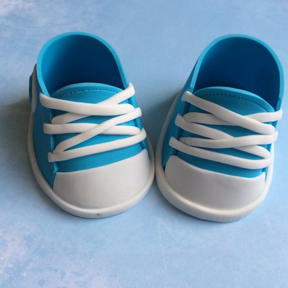 Converse Baby Shoes Gum Paste Fondant for Baby - Etsy