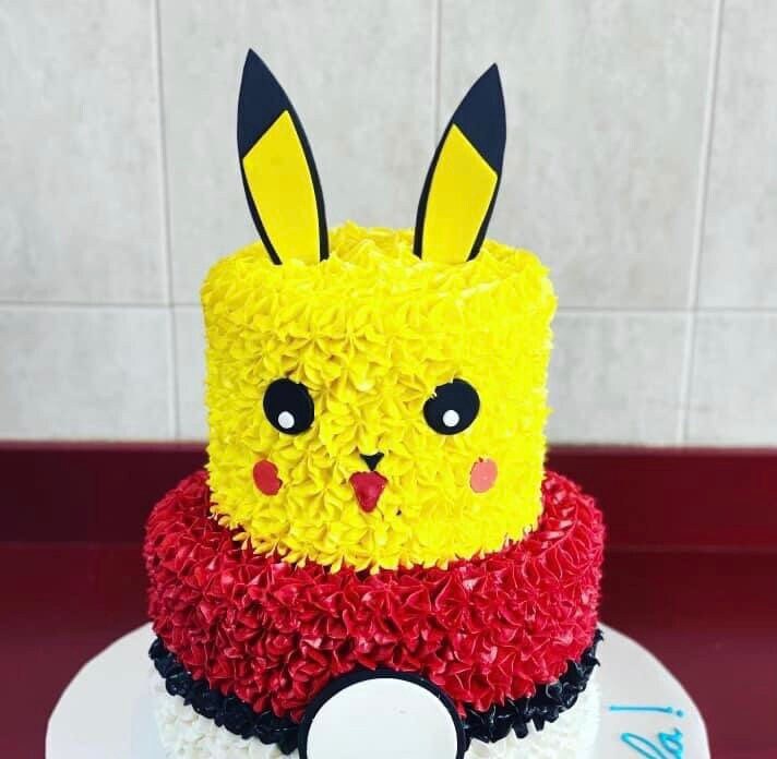 Fondant Pikachu Cake Topper. - Etsy