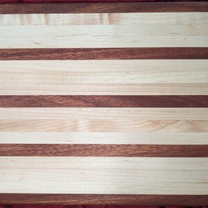 Handcrafted Maple & Mahogany Cutting Board