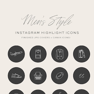 Ig Story Highlight Cover For Man Instagram Highlight Icon Etsy