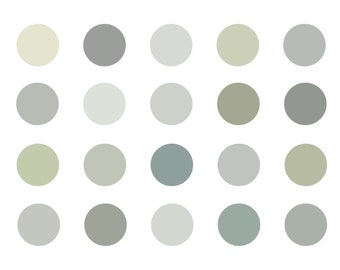 Sage Green Color Palette - Etsy