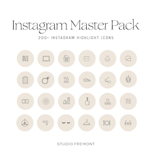 1000 Files, Instagram Highlight Covers Master Pack, Instagram Story ...