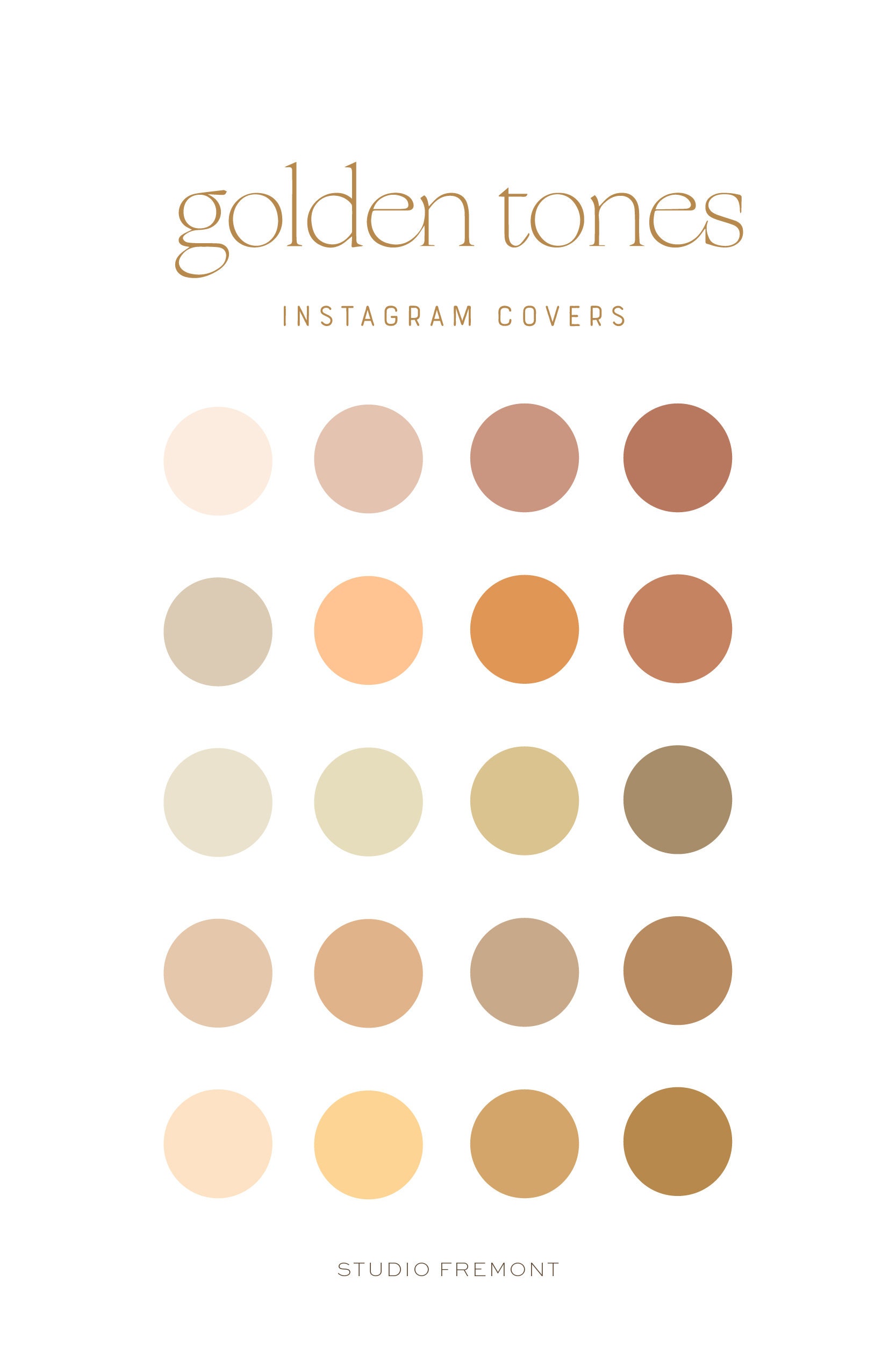 Golden Instagram Highlight Covers Yellow Instagram Highlight Etsy